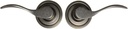 Weslock R0600UPUPSL20 Weathered Pewter Passage Right Handed Lever Set with Round Rosette from The Bordeau Series