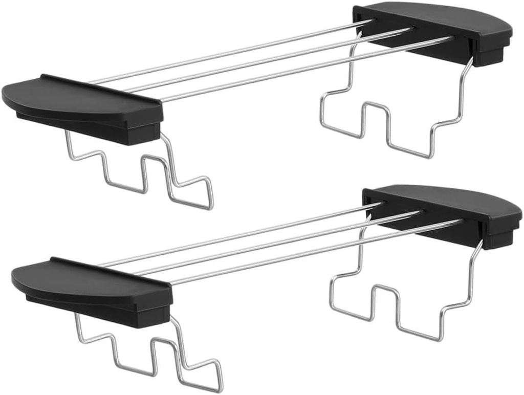 Cabilock 2pcs Toaster Sandwich Racks Bread Toast Rack Griddle Grill Warming for Toasters