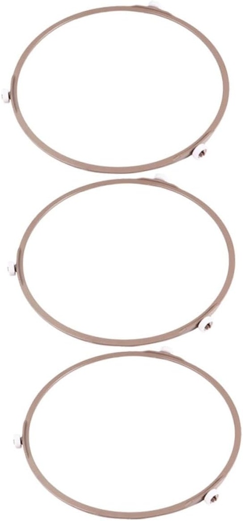 Cabilock Microwave Turntable Ring Support Roller 3pcs Round Glass Tray Holder for Microwave Ovens Sturdy and Easy to Install Compatible Models