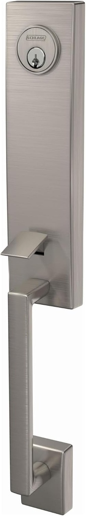Schlage Custom FCT58CEN619 Century handleset, Satin Nickel