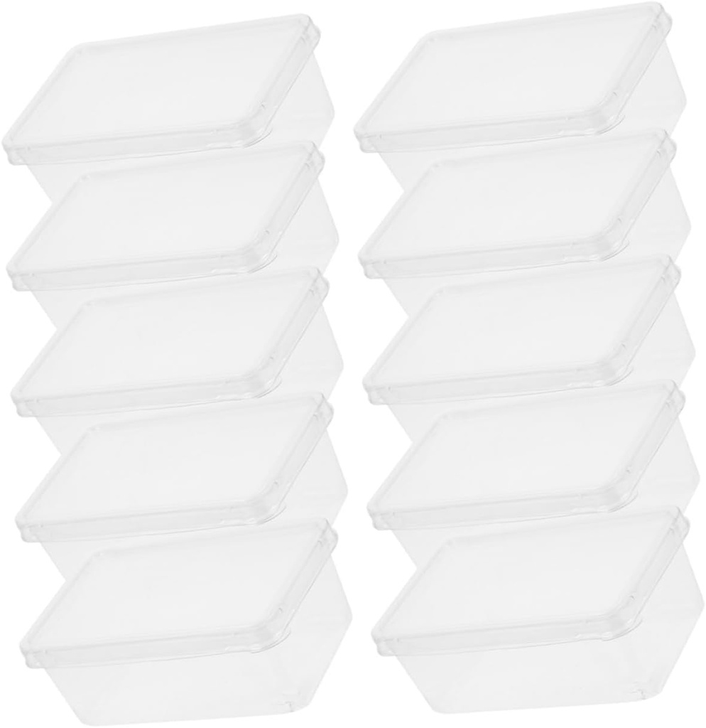 Garneck Tiramisu Cake Storage Boxes 10pcs Small Mousse Cake Boxes Baked Goods Containers