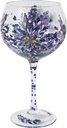 Lesser & Pavey Agapanthus Gin Glass Lynsey Johnstone for Cold & Hot Drinks | Stylish Gin Drinking Glasses for Water & Cold Drinks | Lovely Gin Glasses Tableware Gifts for Women & Men