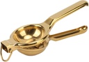 Manual Lemon Squeezer Stainless Steel Juicer Citrus Lime Press Heavy Duty Fresh Lemon Juicer for Restaurant Kitchen Bar Ergonomic Handle Handhelp Juicer(Gold)