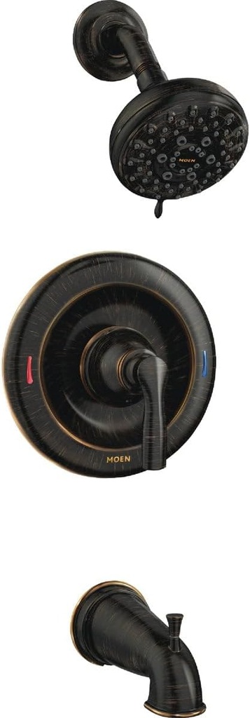 Moen Hilliard 1-Handle Bronze Tub and Shower Faucet