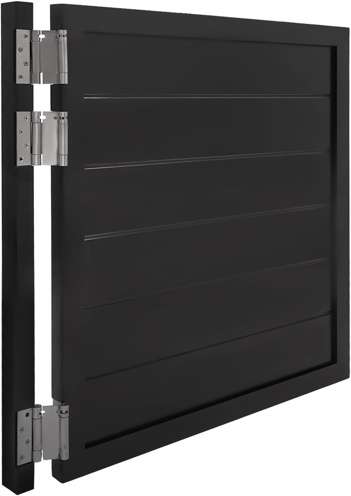 Cafe Doors Premade Interior Doors, 35.4"x35.4" Interior Solid Wood Swing Door Saloon Doors with Spring Hinges, Half Door Swinging Doors for Doorways,Restaurants, Bars,Dellar (Black)
