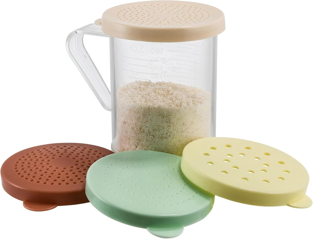 WINCO Dredge with snap on Lids, Clear