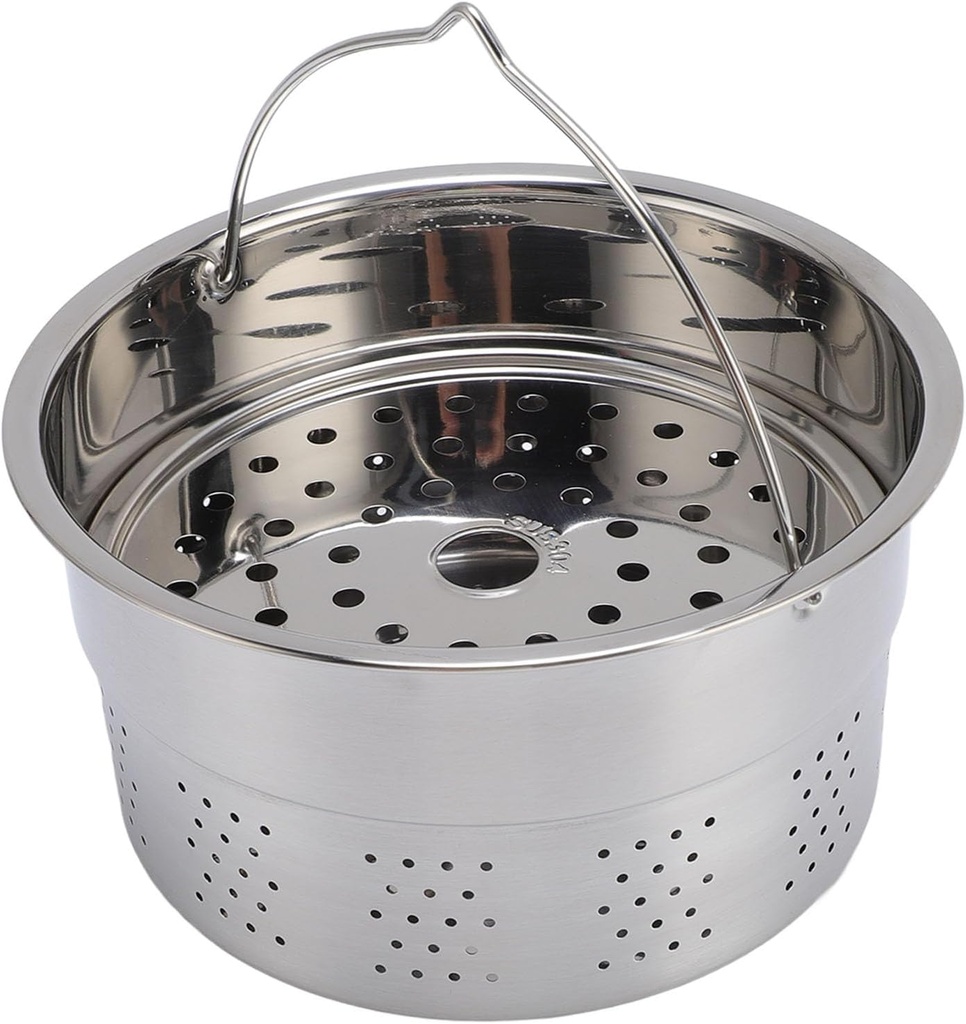 Sanpyl Food Processor Steaming Basket for TM5 TM6, Stainless Steel Steaming Pot, Dishwasher Safe