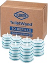 Clorox ToiletWand Toilet Cleaner Refills, Toilet brush, Rainforest Rush, 30 Ct