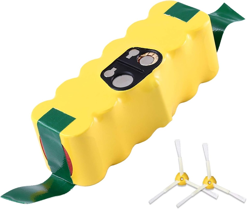 14.4V 4.5Ah Replacement Battery for Roomba Compatible with Roomba Battery R3 500 600 700 800 900 Series 500 510 531 535 540 550 552 560 570 580 595 620 650 660 700 760 770 780 790 800 900 with brush