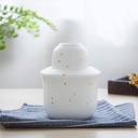 Japanese Sake Set, Sake Cup Set，Sake Bottle Crafts Cup，Sake Pot and Sake Cup， Japanese Sake Set Sake Set of 3 Pieces Fresh Traditional Retro Porcelain Crafts, Wine Glass Set for Warm/Cold Sake Service