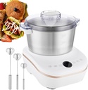 Electric Dough Kneading Machine With 3 Egg Beaters | Bread Dough Grazing Machine With Fermentation | Commercial Dough Presses Stainless Steel | Constant One-Click Fermentation 25~38°C