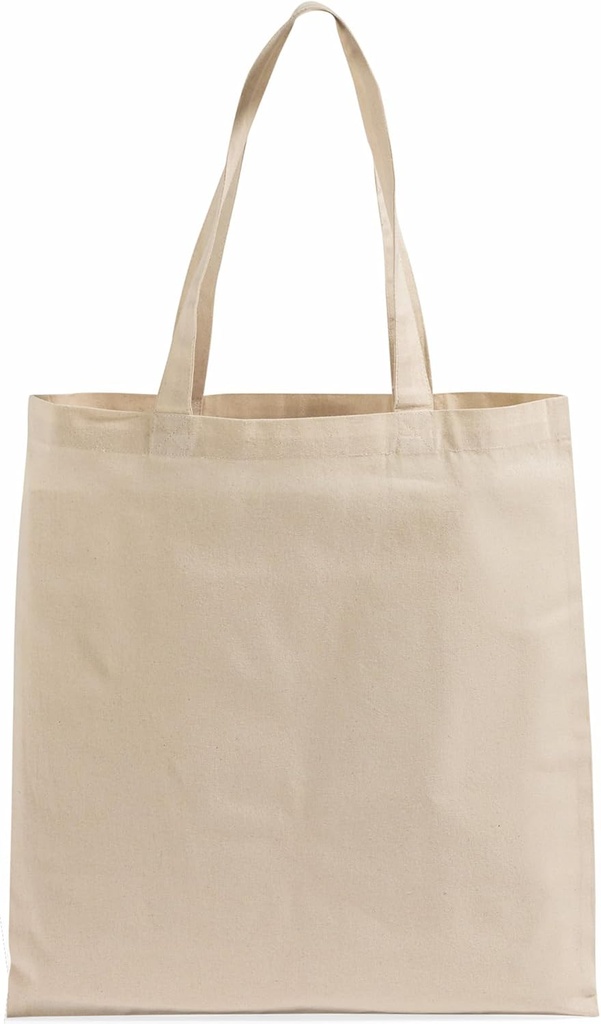 Economical Cotton Canvas Tote Bag | Lightweight Reusable Grocery Bags | Ideal for DIY, Promotion, Gifts, and Events