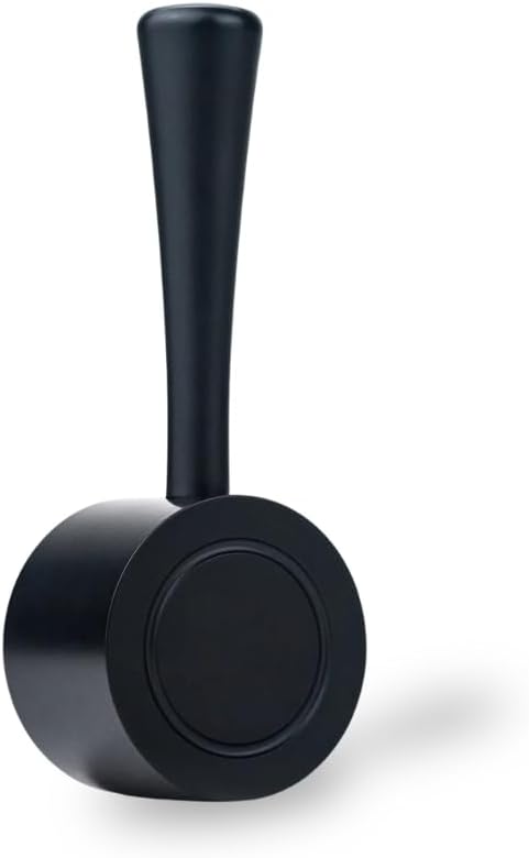 Crema Coffee Products Replacement Steam Lever for Breville Espresso Machines | Ergonomic Stainless Steel Design | Compatible with Barista Express, Infuser, Barista Pro | Easy Grip | Black Finish