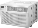 Amana 10,000 BTU Window Air Conditioner, 115V, Cools up to 450 Sq. Ft. for Bedroom, Living Room, Kitchen, Basement, with Remote Control, 24H Timer, 3-Speed, Auto-Restart, Digital Display, White