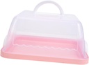 Portable Cake Carrier with Lid and Handle Plastic Cake Storage Box for Outdoor Camping Cupcakes Desserts Wear Resistant for and Display
