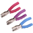1 Hole Punch， 1/4 inch of Single Whole Punch，with Soft Grip Handles, with 6 Sheet Capacity, Perfect for Home Office School Supplies, can be Used for Labels and Greeting Cards，3 PCS