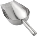 Stainless Steel Ice Scoop Multifunction Grain Shovel for Flour Rice Nuts Beans and Candy Kitchen Tool for Parties and Home Use
