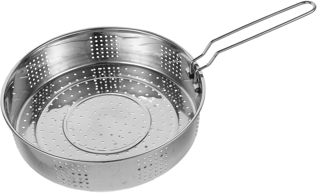 KICHOUSE Steam Rack Mesh Basket Steamer Pot Accessory Food Steamer for Cooking Vegetable Steaming Basket