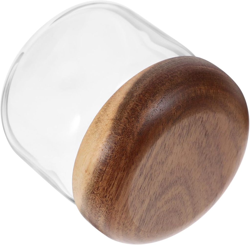 Glass Storage Jar Airtight Lids Cookie Jar Lids Wide Mouth Canister for Tea Cereals