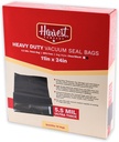 The Harvest Company Vacuum Seal Bags, Commercial Grade, BPA-Free Food Storage Bags, Sous Vide Cooking, Clear/Black,11"x 24", 50 Count