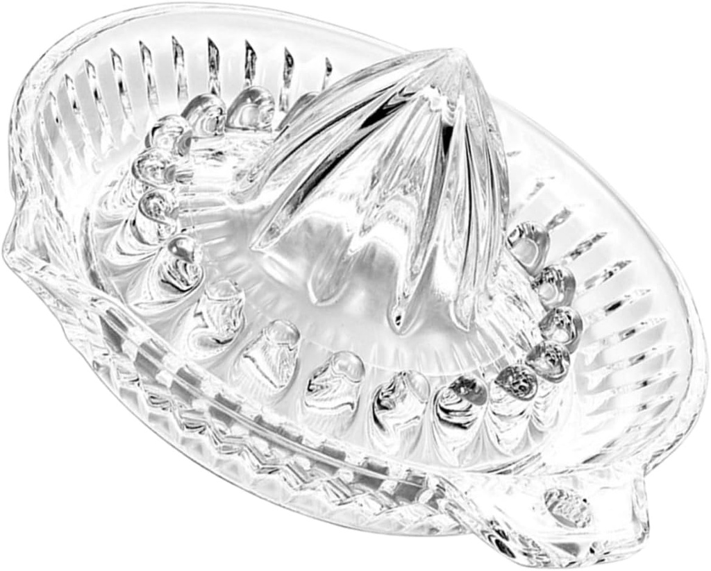 Manual Fruit Juicer Handheld Lemon Squeezer for Home Bar Kitchen Glass Citrus Juicer Versatile for Lemon Orange Grapefruit Easy to Use and Clean