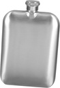 Vintage Stainless Steel Flask Insulated Wine Pot for Outdoor Travel Portable Liquor Hip Flask Matte Finish Small Convenient for Carrying Whiskey Wine