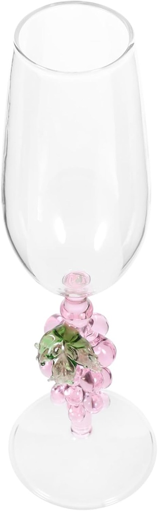 LIFKOME Cocktail Goblet Unbreakable Wine Glasses for Parties Elegant Footed Wine Cup Versatile Drinking Flute for Home and Events Friends and Gatherings