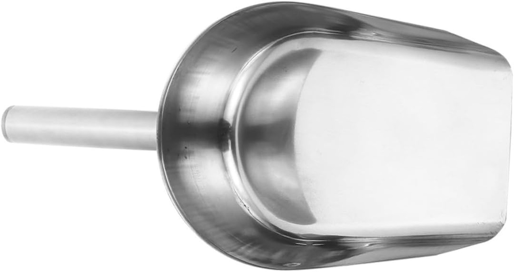 IMIKEYA Stainless Steel Multipurpose Scoop Large Grain Scoop for Food Ice Cube Candy Nuts Pet Food Wedding Party Use