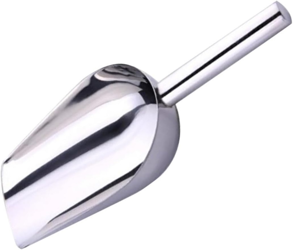 Ice Scoop for Freezer Stainless Steel Ice Cube Scoop Comfortable Ergonomic Grip