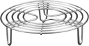 Steaming Rack 6 Inch Round Steam Rack Heat-Resistant Stainless Steel Cooking Rack Easy To Clean Wire Rack