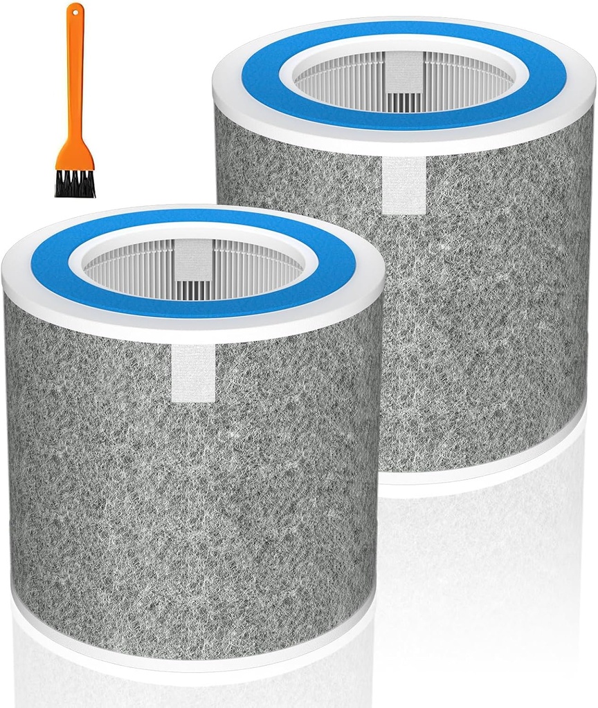 2 Pack HP102 Filter Compatible with Shark HP152 HP102PET HC452 HC450 HC450C HC451 HC452C HC455 HP100 HP100C HP102C HP105 Model