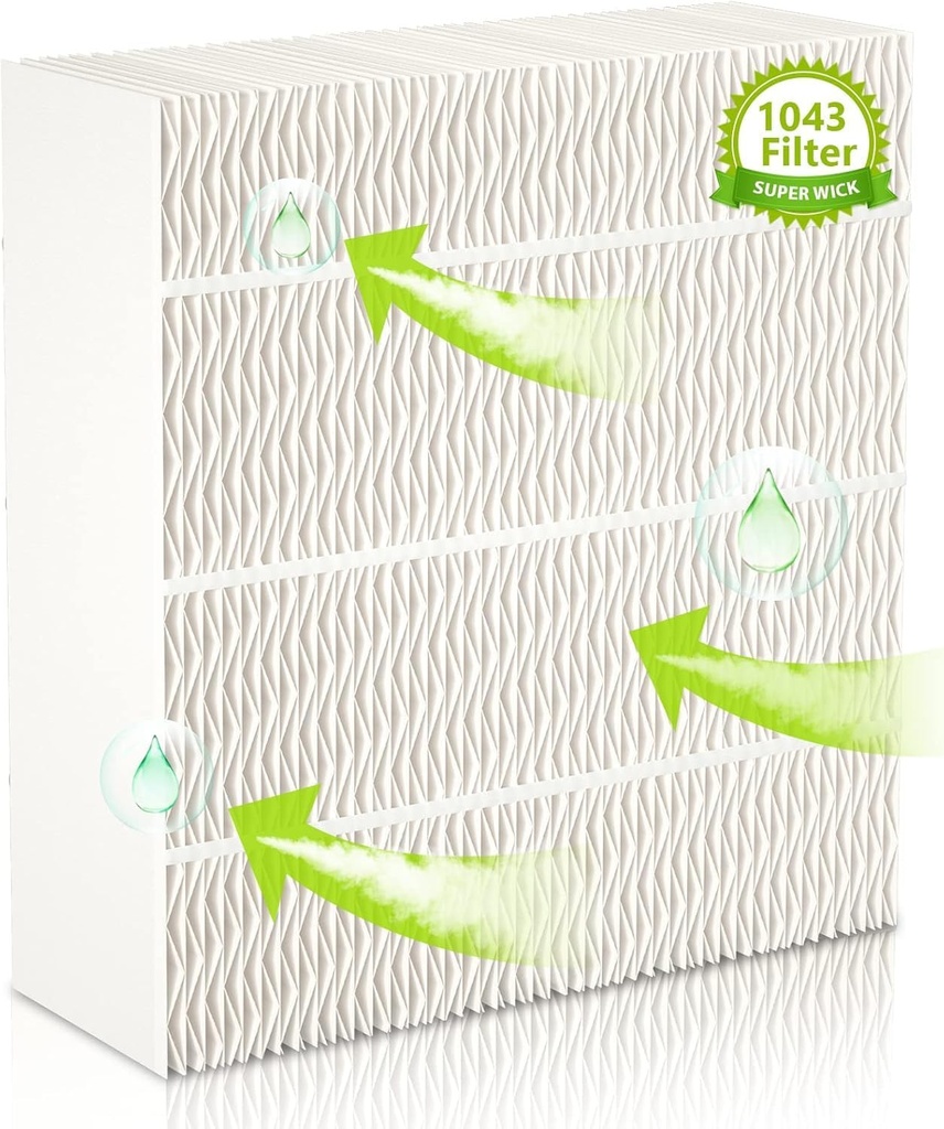 1043 Super Wick Humidifier Filter Replacement for Essick Air AirCare Bemis Essick Compatible with EP9500 EP9700 EP9800 EP9R500 821000 826000 826600 826800 826900 831000 EP9R Humidifiers