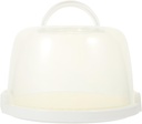 Transparent Cake Carrier Reusable Handheld Cake Container for Easy Outdoor Transport for Parties and Events Includes Protective Insert