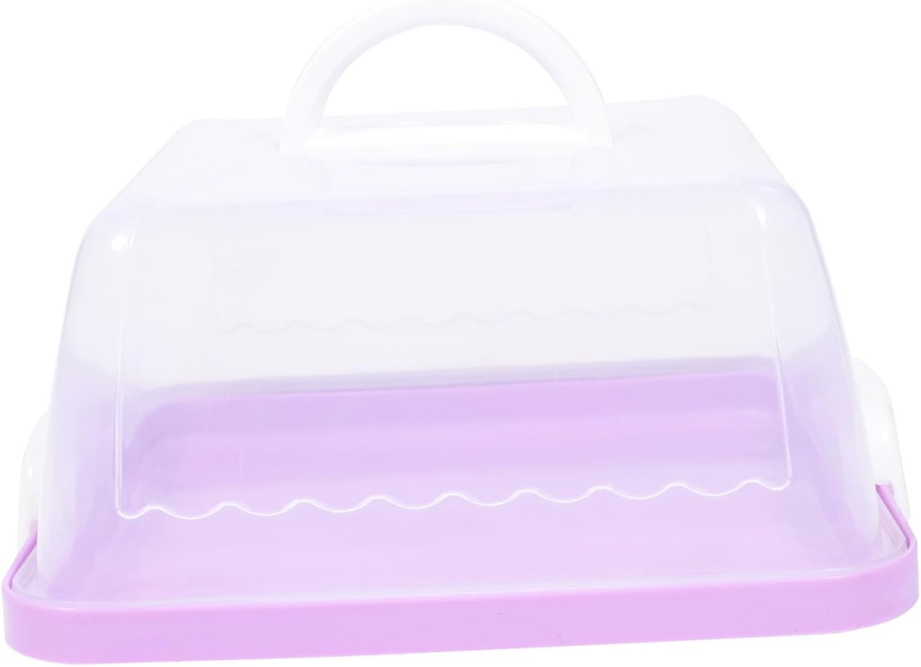 Mobestech 1Pc Creative Multi Function Dessert Packaging Box Portable Plastic Cake Carrier Sturdy and Elegant Design for Birthdays and Special Occasions for Parties and Gatherings