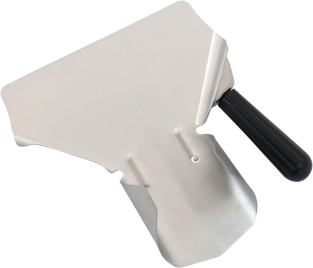 1pc Stainless Steel French Fry Scoop Popcorn Scoop, Popcorn Scooper Quick Fill Tool for Food Bags & Boxes, Right Handle