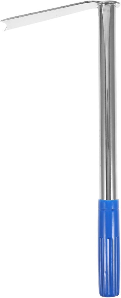 BESPORTBLE Red Handheld Stainless Steel Hoe for Gardening Lightweight Weeding Tool for Easy Soil Cultivation for Men Women Design