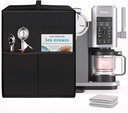 Soft Serve Maker Dust Cover for Ninja CREAMi NC701 Ice Cream Maker, Dustproof, Waterproof, Moisture-proof Nylon Fabric, Cover Case for Ninja NC701 Ice Cream Maker(17.75inx15.75inx10.25in Black)