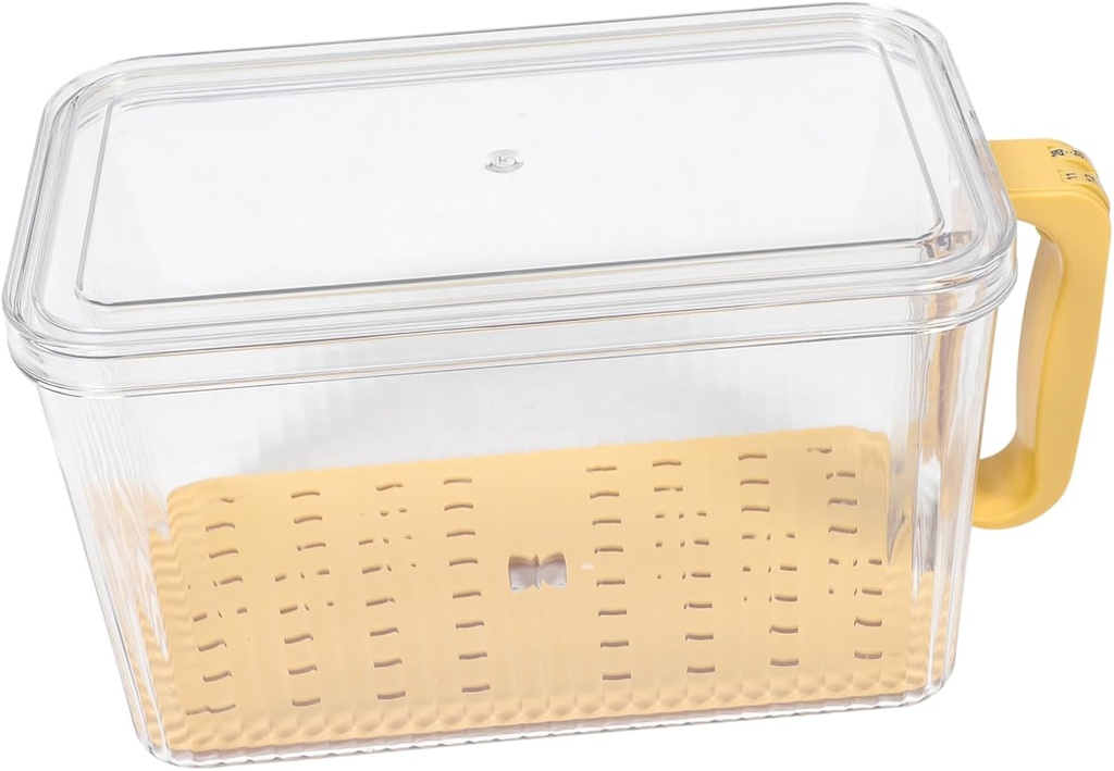Crisper Box Bread Box Toast Storage Bread Storage Keeper Refrigerator Fruit Holder Fridge Organizer Food Fresh Keep Holder