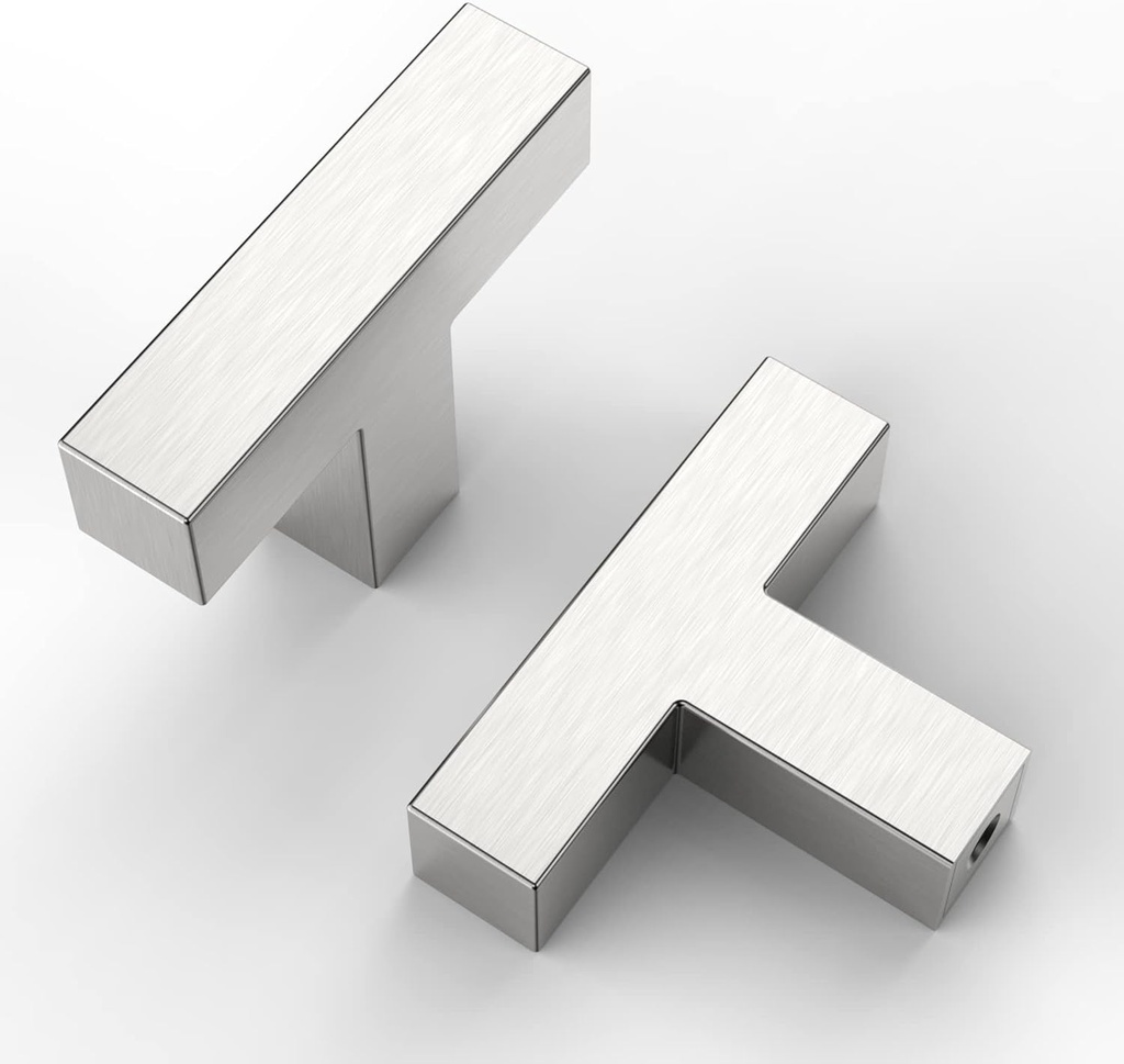 Asidrama 10 Pack Brushed Satin Nickel Kitchen Cabinet Knobs for Dresser Drawers