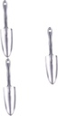 BESPORTBLE 3pcs Garden Aluminum Alloy Shovel for Planting Soil Digging and Weeding Durable Ergonomic Hand Tool for Flowers Vegetables and Gardening Tasks