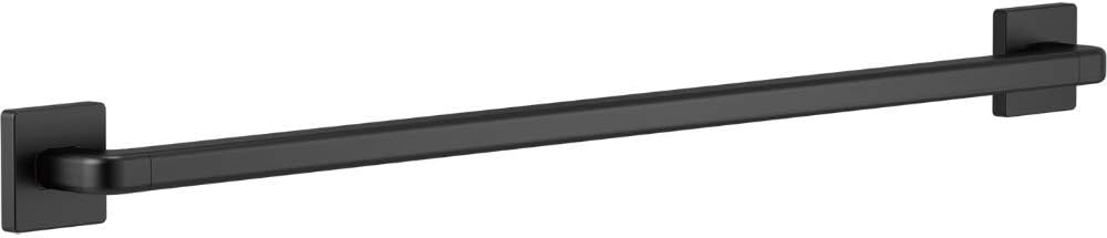 Delta 41936-BL Modern Angular Concealed Screw ADA-Compliant Decorative Grab Bar, 36 in x 1-1/4 in, in Matte Black