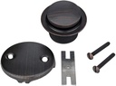 Premier Copper Products D-302ORB Tub Drain Trim and Two-Hole Overflow Cover for Bath Tubs, Oil Rubbed Bronze