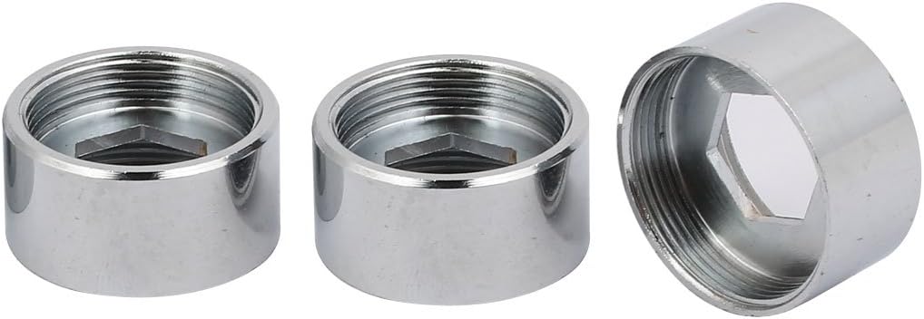 3pcs M24 Home Hardware Female to M22 Female Thread Stainless Steel Faucet Adapter Connector Model:27as445qo277