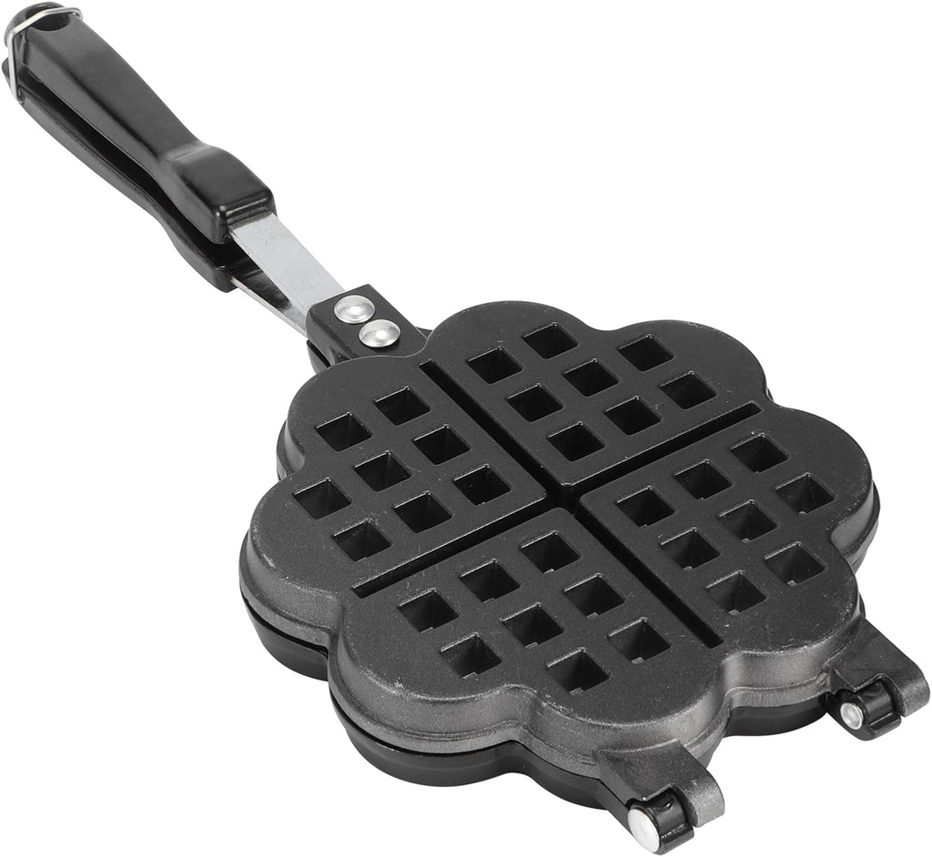 DIY Waffle Maker - Non Stick Waffle Mold Baking Tray for Gas Stove - for Waffle Cakes & Egg Cakes