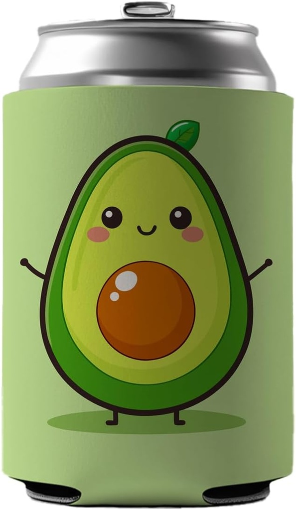 Avocado Cute Can Cooler Beer Soda Drink Insulated Holder Sleeve Hugger