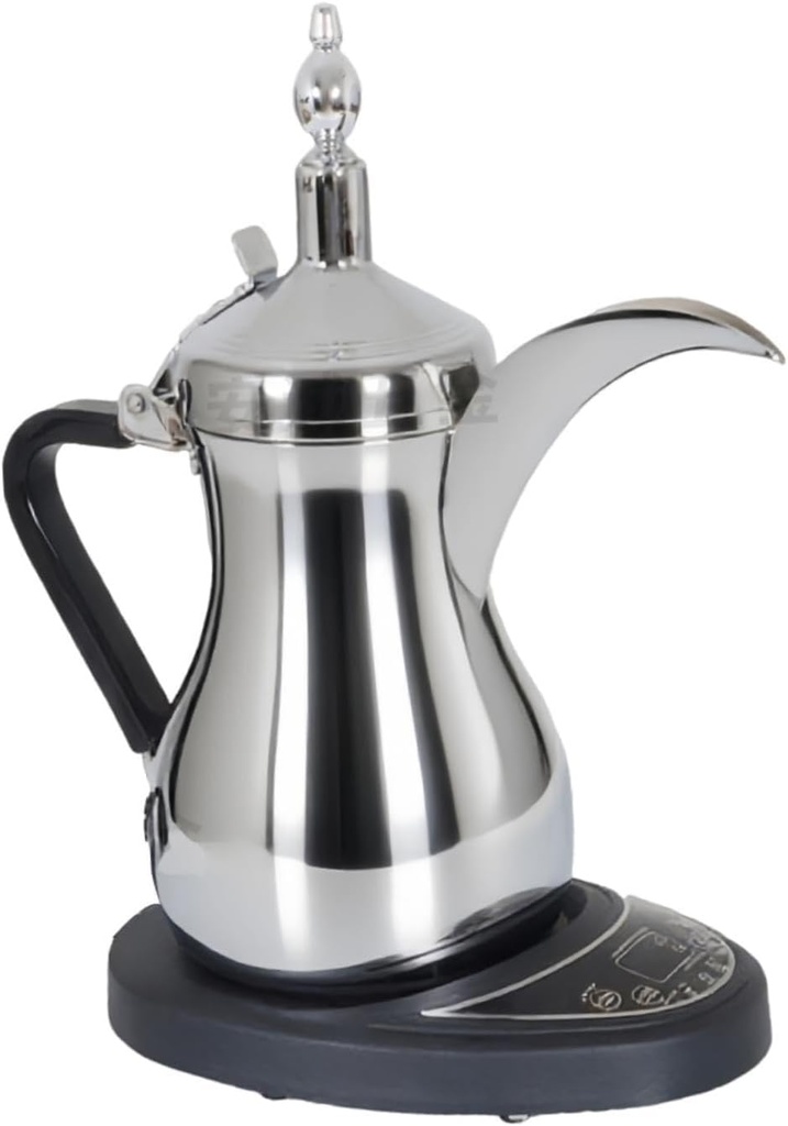 Arabic Electric Kettle Pour Over Kettle Water Pot Easy Clean Hot Water Boiler Coffee Tea Warmer for Restaurant Father Mother, 800ml