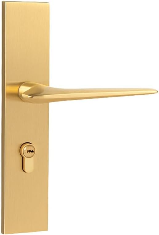 Bedroom Household Mute Brass Indoor Door Locks Magnetic Room Door Handle Handle Locks
