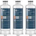 Crystala Filters Replacement for DA97-17376B Water Filter, NSF 42 Compatible with Samsung HAF-QIN, HAF-QIN/EXP, DA97-08006C, RF23M8070SG, RF23M8070SR, RF23M8090SG, RF23M8570SR (3 Pack)