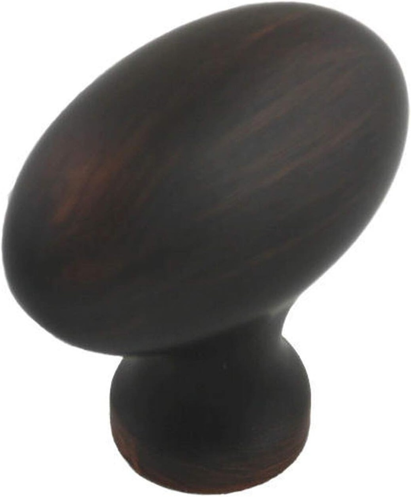 Cosmas 20 Pack 6022ORB Oil Rubbed Bronze Oval Oblong Cabinet Knob