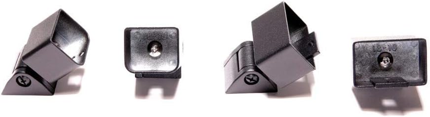 Deckorators Swivel Stair Rail Connector - 4pk, Matte Black